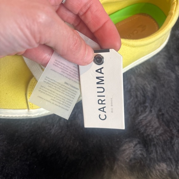 Cariuma Yellow Canvas Sneakers - Picture 8 of 8